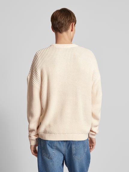 REVIEW Sweter z dzianiny z okrągłym dekoltem Écru 5