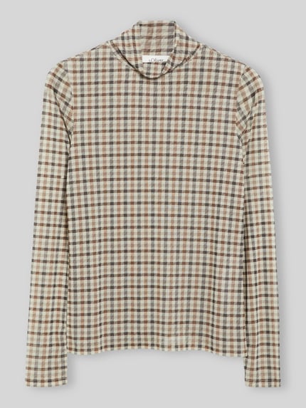 s.Oliver RED LABEL Longsleeve mit Mock Neck Taupe 2
