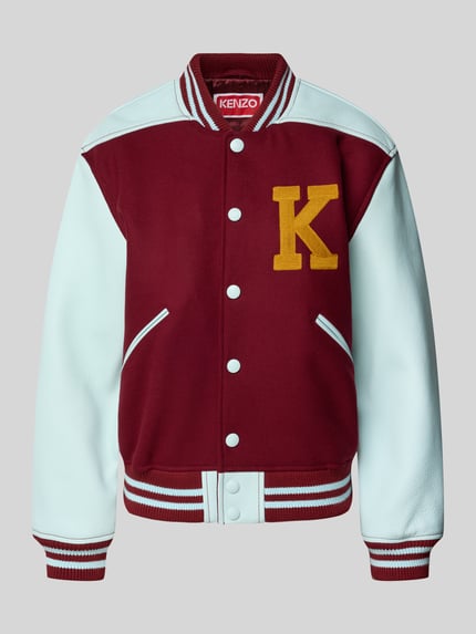 Kenzo College-Jacke mit Logo-Patch Bordeaux 2