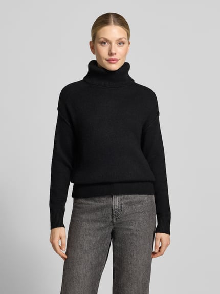Christian Berg Woman Regular Fit Turtleneck mit Rollkragenstruktur Modell 'K-Fey 2' Black 4