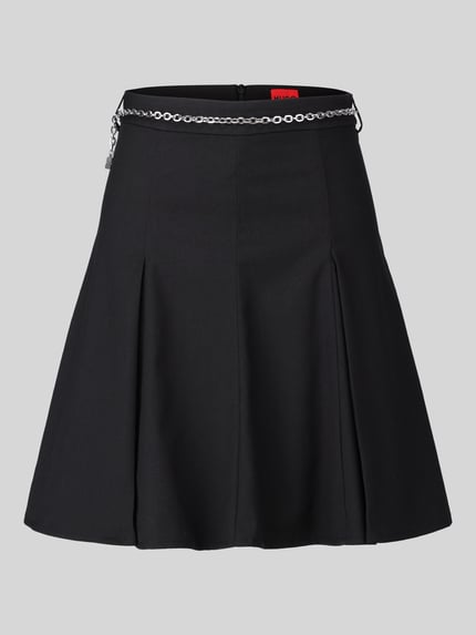 HUGO Minirock mit Kettendetail Rejulia-1 Black 2