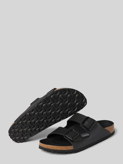 Birkenstock Slippers met doornsluiting, model 'Arizona' Zwart - 4