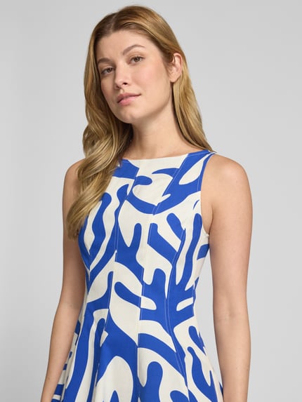 GUIDO MARIA KRETSCHMER WOMAN Minikleid mit gelegten Falten Modell 'ISABELLE' Bleu 3