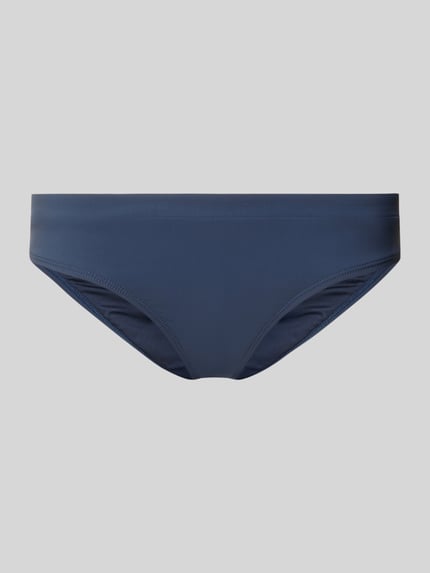 Produktfoto, Bikini-Slip mit Label-Detail Modell 'SOLID' von Barts für Damen im Material-Mix mit Stretch-Anteil in Dunkelblau, Regular-Fit