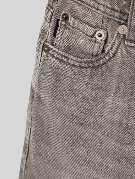 JACK & JONES Szorty jeansowe z 5 kieszeniami model ‘IRON’ Średnioszary melanż 2