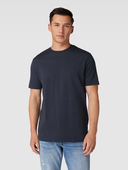 HECHTER PARIS T-Shirt-Set mit Logo-Stitching Marine 4
