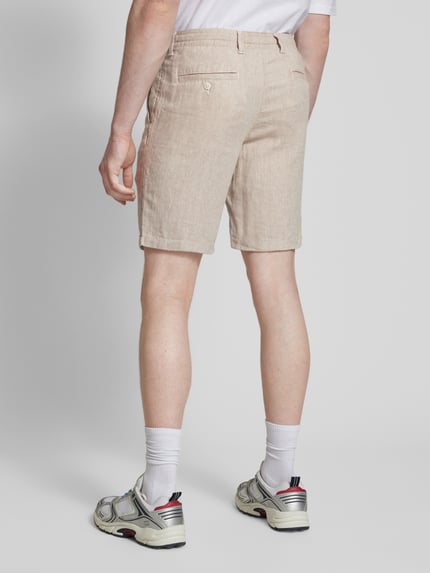 JACK & JONES Korte regular fit broek met tunnelkoord, model 'MYKONOS' Beige - 5