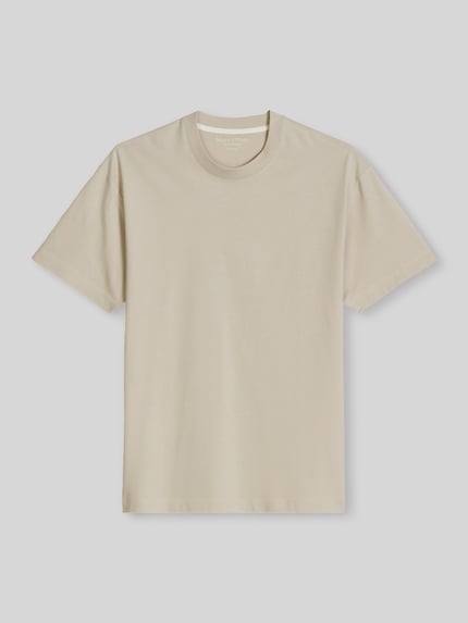 Marc O'Polo Loose Fit T-Shirt aus reiner Baumwolle Mittelgrau 2