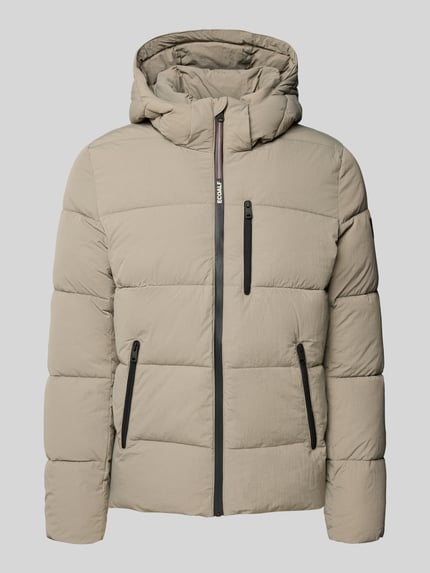 ECOALF Steppjacke mit Reißverschlusstaschen Modell 'BAZON' Sand 2