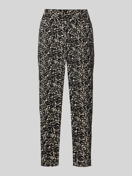Tom Tailor Relaxed fit stoffen broek van viscosemix Zwart - 2