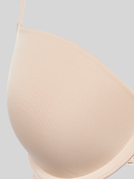 Tommy Hilfiger BH mit Spitzenbordüre Beige 2