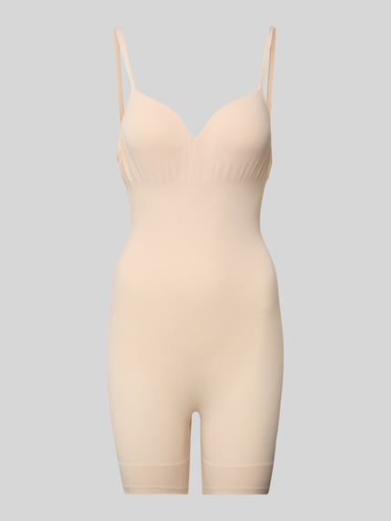 MAGIC Bodyfashion Body met V-hals en verstelbare bandjes Ecru - 1