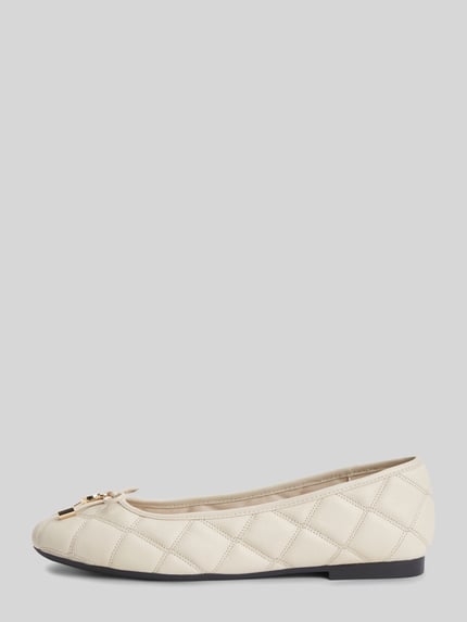 Tommy Hilfiger Ballerina van echt leer Ecru - 2