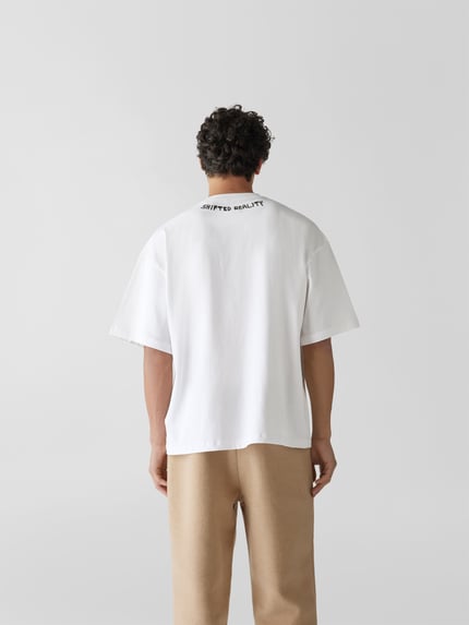 Preach Oversized T-Shirt mit Label-Detail Weiss 5