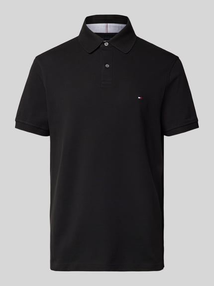 Tommy Hilfiger Slim fit poloshirt van piqué Zwart - 2