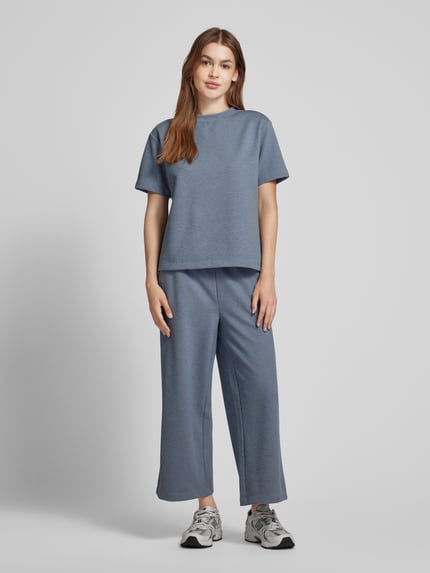 Jake*s Casual Stoffhose mit Teilungsnähten Jeansblau 1