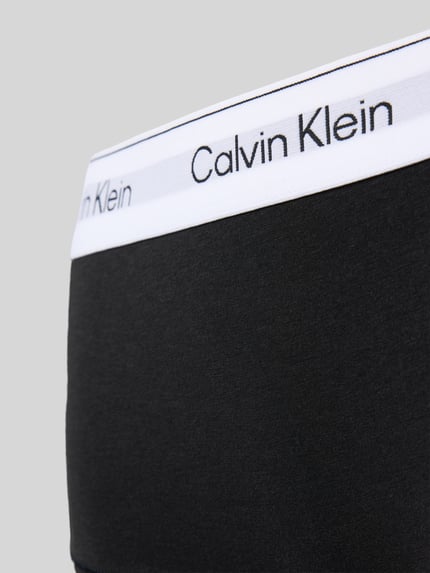 Calvin Klein Underwear Majtki z wyhaftowanym logo model ‘Boyleg’ Czarny 2