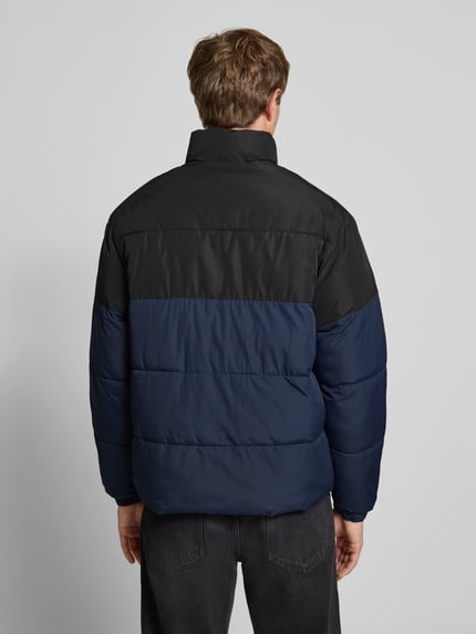 JACK & JONES Steppjacke mit Stehkragen Modell 'MAZE' Marine 5