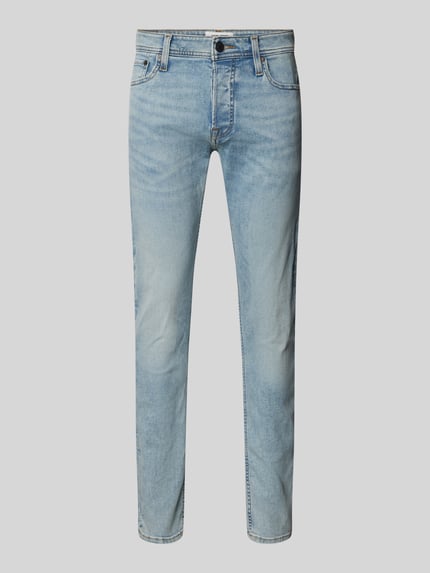 JACK & JONES Slim Fit Jeans im 5-Pocket-Design Modell 'GLENN' Hellblau 2