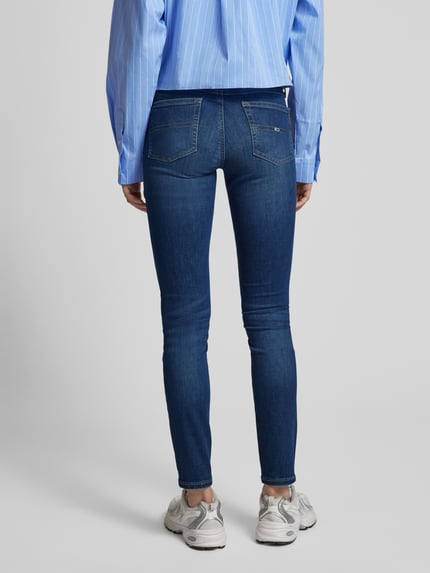 Tommy Jeans Skinny Fit Jeans aus Baumwoll-Mix Modell 'SOPHIE' Dunkelblau 5