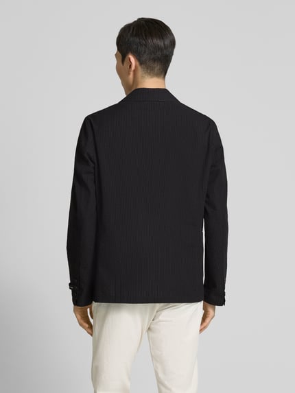 Scotch & Soda 3-knoops colbert met reverskraag Zwart - 5