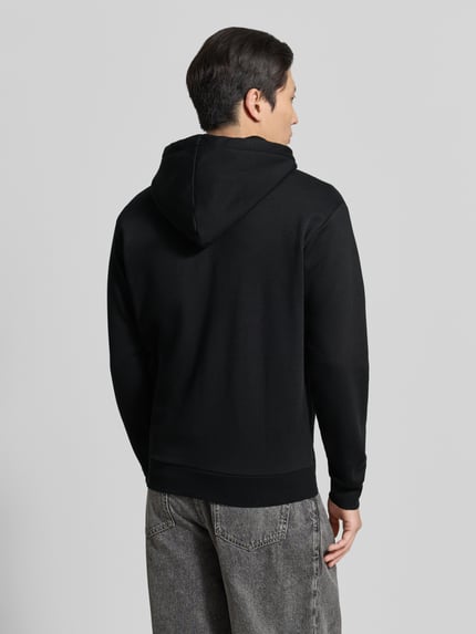 Tom Tailor Denim regular fit sweatjack van katoenmix BLACK - 5