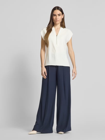 Calvin Klein Womenswear Regular fit blouseshirt met V-hals, model 'GEORGETTE' Wit - 1