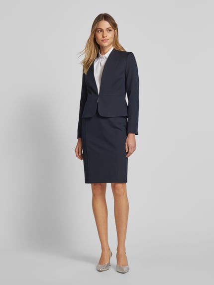 Christian Berg Woman Selection Regular Fit Blazer mit Schalkragen Marine 1