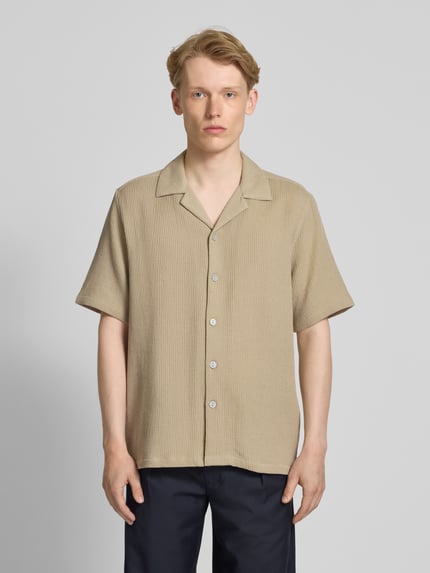 ONLY & SONS Koszula casualowa z listwą guzikową model ‘BERTIL’ Beżowy 4