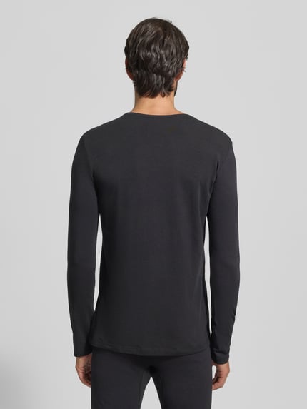 SCHIESSER Shirt met lange mouwen met stretchgehalte  Zwart - 5
