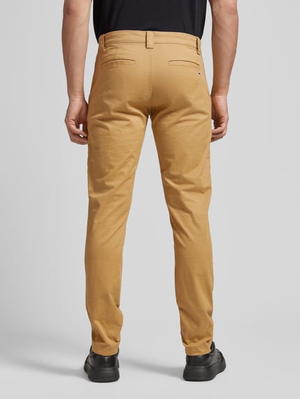 Tommy Jeans Slim Fit Chino aus Baumwoll-Mix Modell 'SCANTON' Beige 5