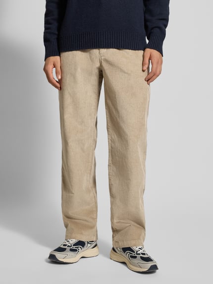 Calvin Klein Jeans Straight Fit Cordhose mit Eingrifftaschen Beige 4