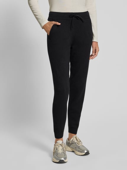 Christian Berg Woman Slim Fit Sweatpants aus Viskose-Mix Black 4