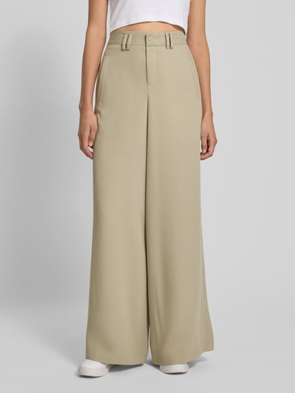 DRYKORN Broek met wijde pijpen en steekzakken, model 'BROAD' Zand - 4