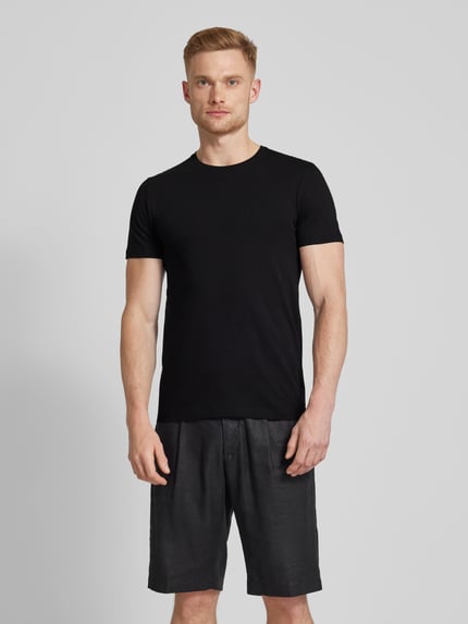 s.Oliver BLACK LABEL Regular Fit T-Shirt mit Rundhalsausschnitt Black 4