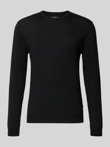 Strickpullover mit gerippten Abschlüssen Modell 'Margrate' Shop The Look MANNEQUINE