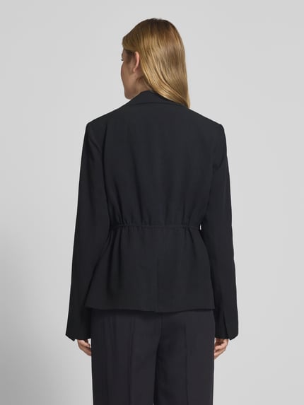 someday. Slim Fit Blazer aus Viskose-Leinen-Mix Modell 'Nursine' Black 5
