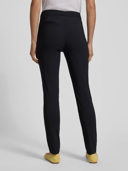 Christian Berg Woman Stoffhose mit Eingrifftaschen Dunkelblau 5