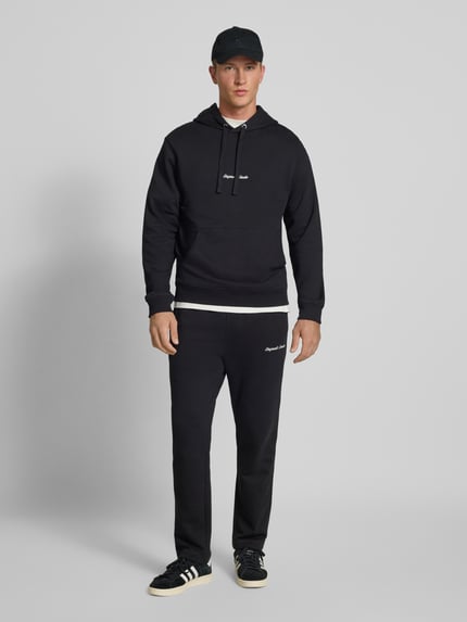JACK & JONES Hoodie met kangoeroezak Zwart - 1