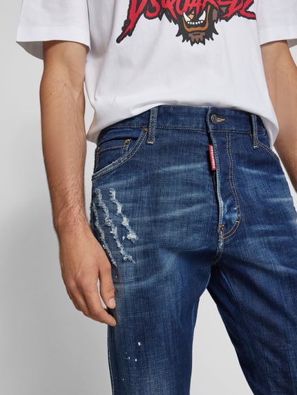 Dsquared2 Jeansy z 5 kieszeniami model 'Cool Guy Jean' Ciemnoniebieski 3