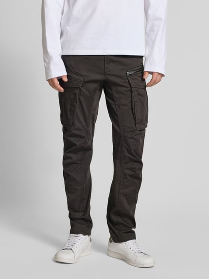 G-Star RAW Regular Tapered Fit Cargohose mit Reißverschlusstasche Anthrazit 4