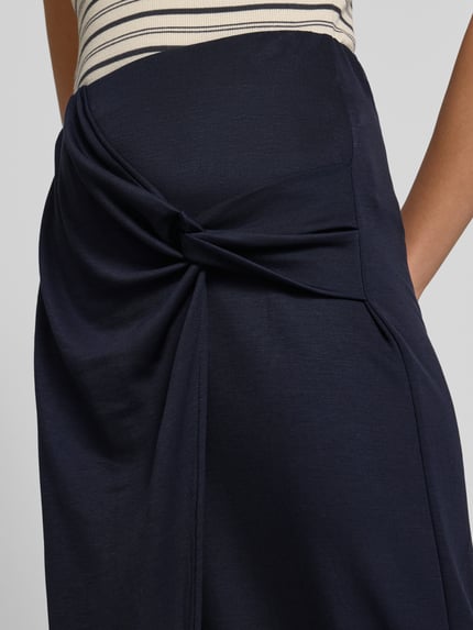 Rich & Royal Midirok van lyocellmix in wikkellook Marineblauw - 3