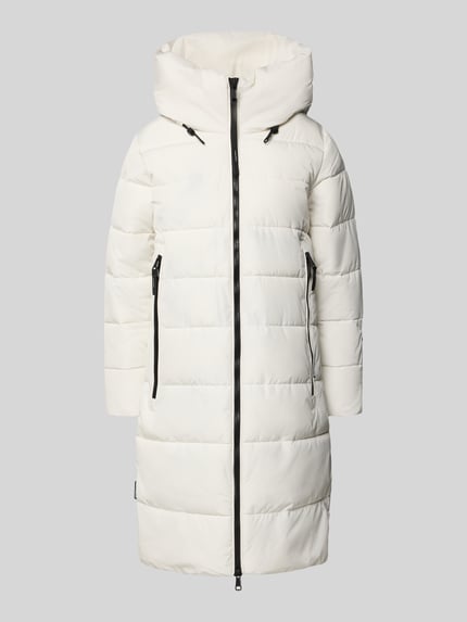 khujo Regular Fit Puffer Jacket mit gefüttertem Stehkragen Modell 'Jilia' Offwhite 2