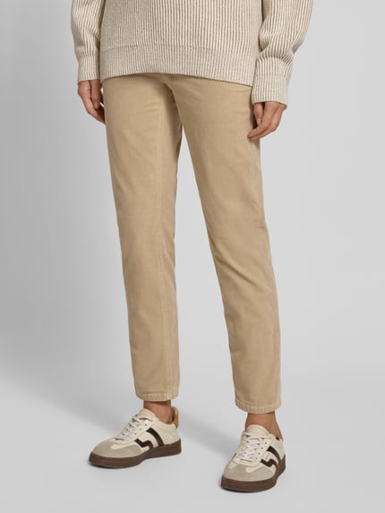 CAMBIO Cordhose in verkürzter Passform Modell 'PIPER CROPPED' Sand 4
