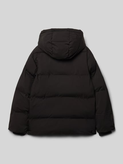 JACK & JONES Kurtka pikowana o kroju regular fit z kapturem model ‘Kaito’ Czarny 3