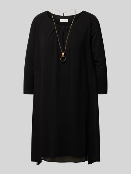 Apricot Minikleid mit Rundhalsausschnitt Black 2