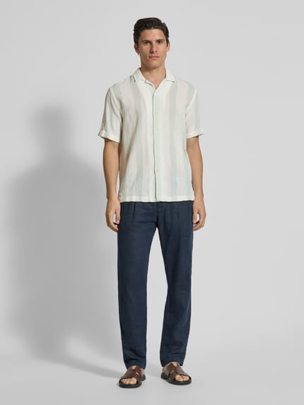 Tom Tailor Denim Koszula casualowa o kroju relaxed fit z czystej bawełny Złamany biały 1