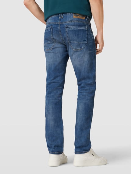 PME Legend Regular fit jeans in used-look, model 'Nightflight' Lichtblauw - 5