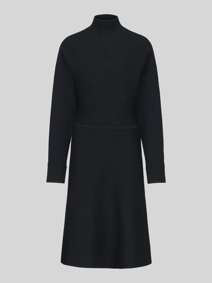 BOSS Ausgestelltes Freizeitkleid aus Schurwoll-Mix Modell 'Faedra' Black 2
