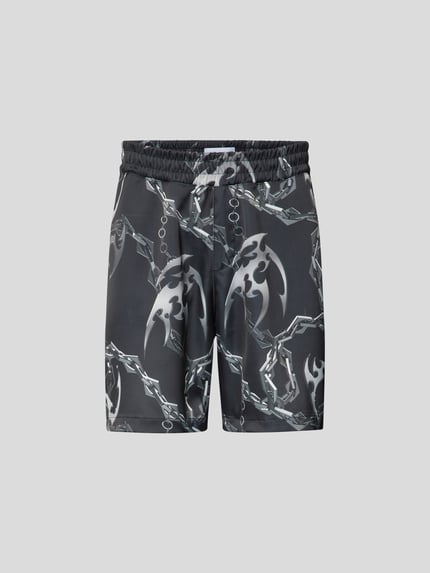 HAN Kjobenhavn Short met all-over print Zilver - 2